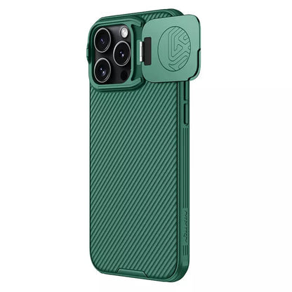 Ovitek za Apple iPhone 16 Pro Max, Nillkin, CamShield Prop, Zeleno