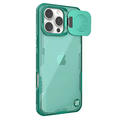 Ovitek za Apple iPhone 16 Pro Max, Nillkin, Iceblade Prop (brez izreza za kamero), Zelen