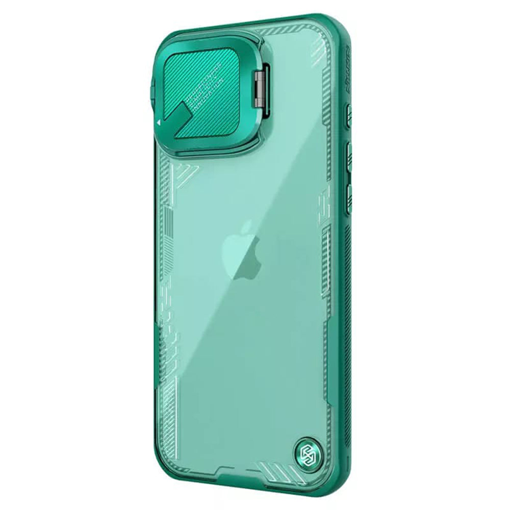Ovitek za Apple iPhone 16 Pro Max, Nillkin, Iceblade Prop (brez izreza za kamero), Zelen