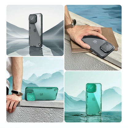 Ovitek za Apple iPhone 16 Pro Max, Nillkin, Iceblade Prop (brez izreza za kamero), Zelen