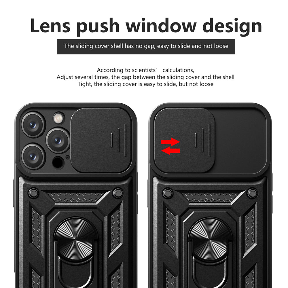Case for Apple iPhone 16 Pro Max, Techsuit, CamShield, Black