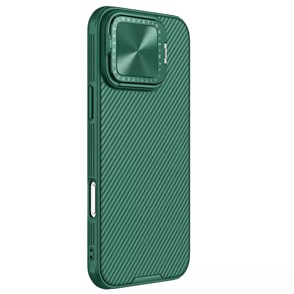 Ovitek za Apple iPhone 16 Pro, Nillkin, CamShield Prop, Zeleno