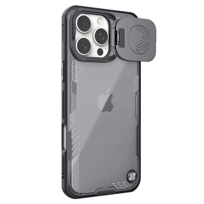 Ovitek za Apple iPhone 16 Pro, Nillkin, Iceblade Prop (brez izreza za kamero), črn