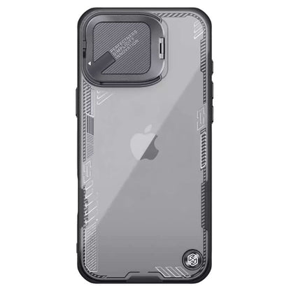Ovitek za Apple iPhone 16 Pro, Nillkin, Iceblade Prop (brez izreza za kamero), črn