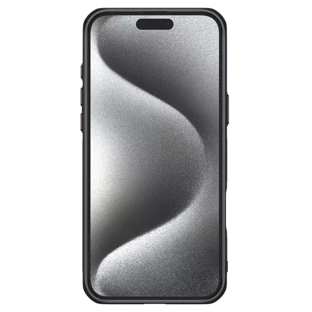 Ovitek za Apple iPhone 16 Pro, Nillkin, Iceblade Prop (brez izreza za kamero), črn
