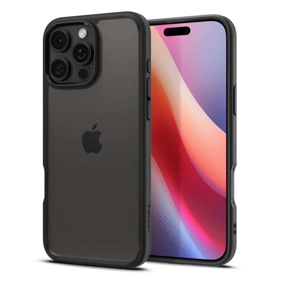 Ovitek za Apple iPhone 16 Pro, Spigen, Ultra Hybrid, Mat Črna