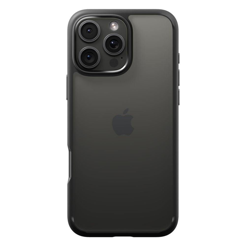 Ovitek za Apple iPhone 16 Pro, Spigen, Ultra Hybrid, Mat Črna