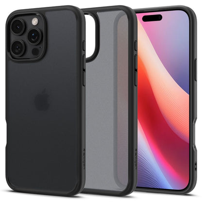 Ovitek za Apple iPhone 16 Pro, Spigen, Ultra Hybrid, Črna mat ACS08124