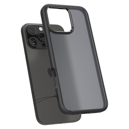 Ovitek za Apple iPhone 16 Pro, Spigen, Ultra Hybrid, Črna mat ACS08124