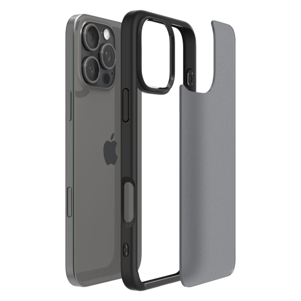 Ovitek za Apple iPhone 16 Pro, Spigen, Ultra Hybrid, Črna mat ACS08124
