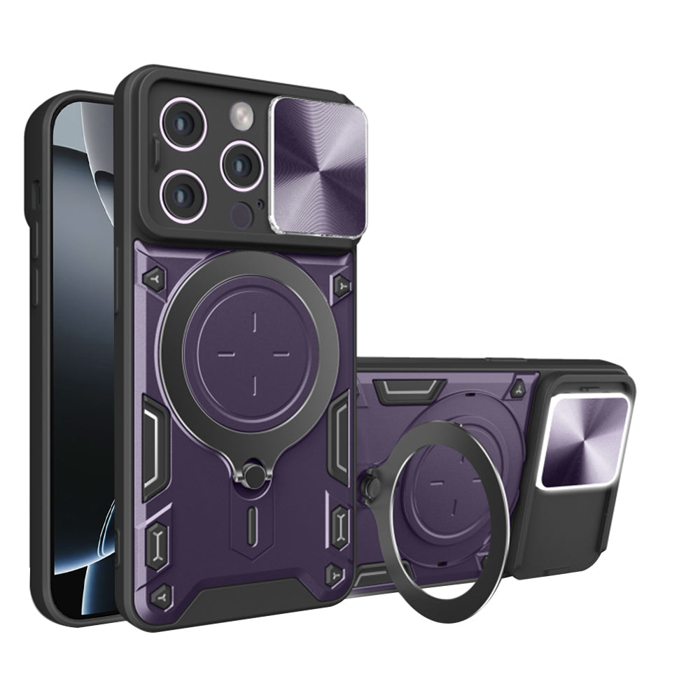 Ovitek za Apple iPhone 16 Pro, Techsuit, CamGuard Pro, Vijoličen