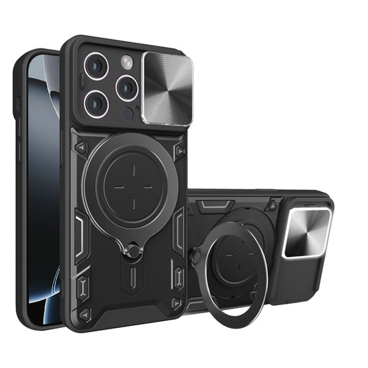 Ovitek za Apple iPhone 16 Pro, Techsuit, CamGuard Pro, Črn