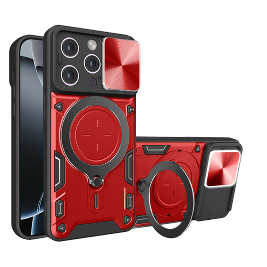 Ovitek za Apple iPhone 16 Pro, Techsuit, CamGuard Pro, rdeč