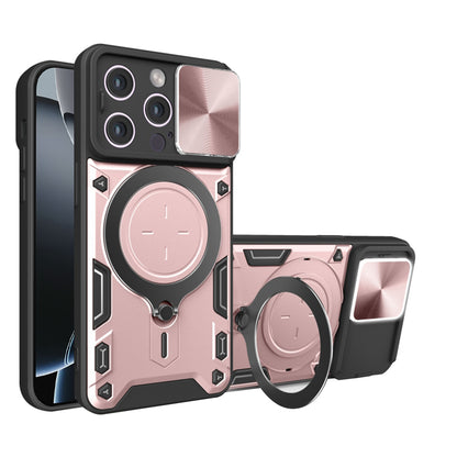 Ovitek za Apple iPhone 16 Pro, Techsuit, CamGuard Pro, rožnato zlata