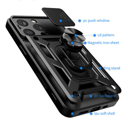 Ovitek za Apple iPhone 16 Pro, Techsuit, CamShield, modra