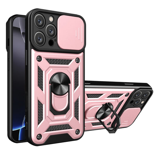 Ovitek za Apple iPhone 16 Pro, Techsuit, CamShield, roza