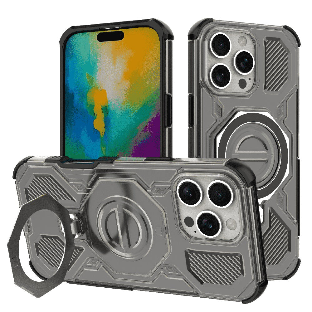 Ovitek za Apple iPhone 16 Pro, Techsuit, Carbon Shield Pro, Dim
