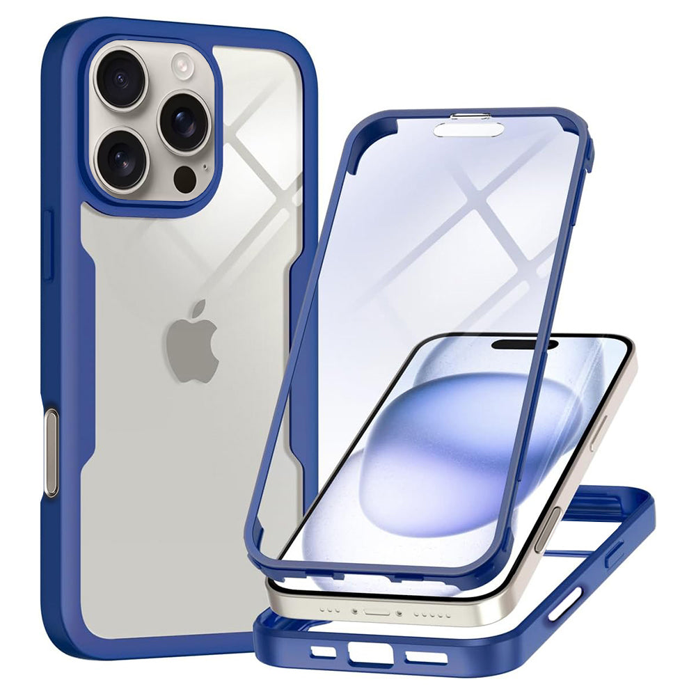Ovitek za Apple iPhone 16 Pro, Techsuit, ColorVerse 360, modra