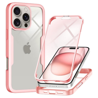 Ovitek za Apple iPhone 16 Pro, Techsuit, ColorVerse 360, roza
