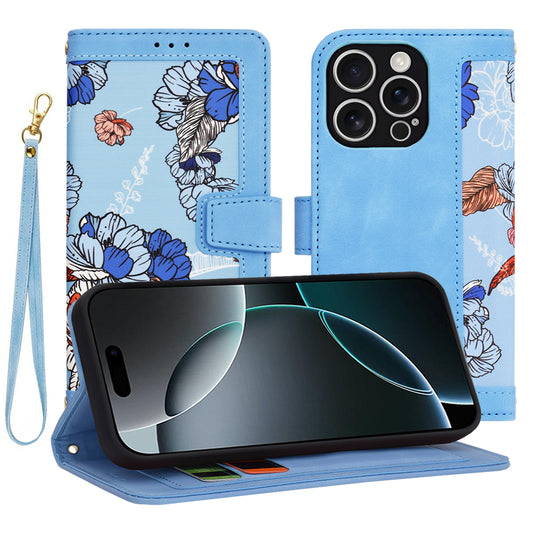 Ovitek za Apple iPhone 16 Pro, Techsuit, FlipCraft, modra
