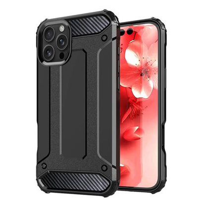 Ovitek za Apple iPhone 16 Pro, Techsuit, Hybrid Armor, črn