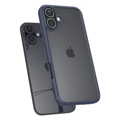 Ovitek za Apple iPhone 16, Spigen, Ultra Hybrid, Mornarsko modra