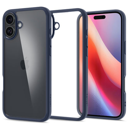 Ovitek za Apple iPhone 16, Spigen, Ultra Hybrid, Mornarsko modra