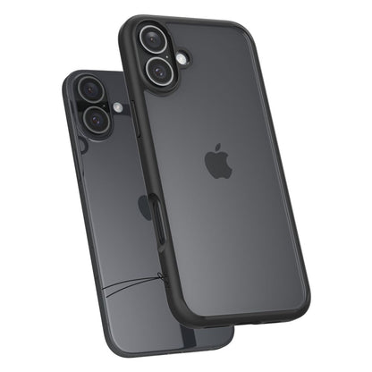 Ovitek za Apple iPhone 16, Spigen, Ultra Hybrid, Mat Črna ACS08201