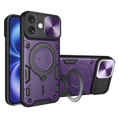 Ovitek za Apple iPhone 16, Techsuit, CamGuard Pro, Vijoličen