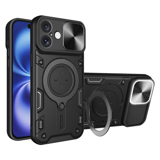Ovitek za Apple iPhone 16, Techsuit, CamGuard Pro, Črn