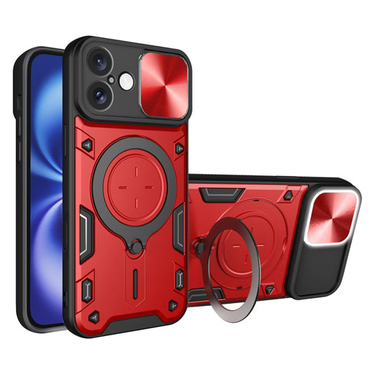 Ovitek za Apple iPhone 16, Techsuit, CamGuard Pro, Rdeč