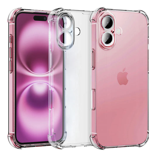 Ovitek za Apple iPhone 16, Techsuit, Proti udarcem Prozoren, Prosojen