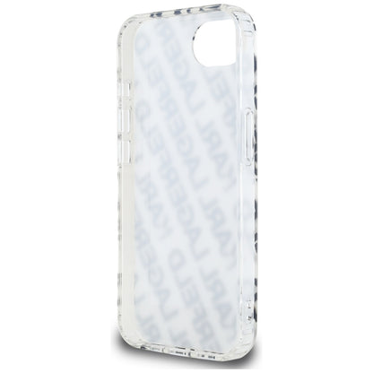 Case for Apple iPhone 16e, Karl Lagerfeld, IML Luxury Gold Fullover Logo, Gold