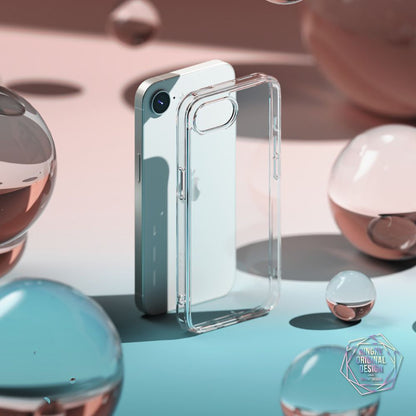 Ovitek za Apple iPhone 17e / 16e, Ringke, Fusion, Prozoren