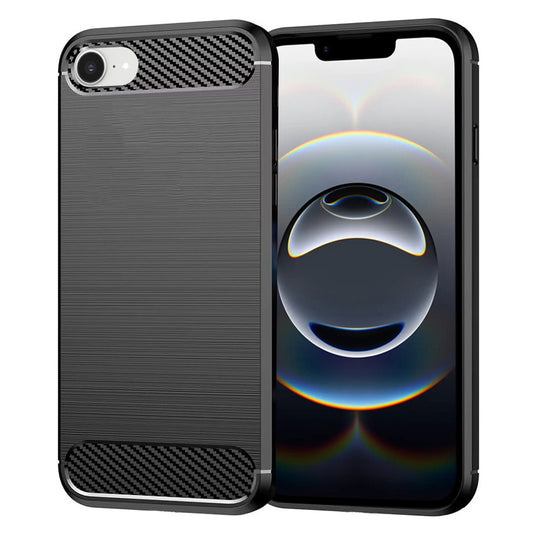 Ovitek za Apple iPhone 17e / 16e, Techsuit, Karbon, Črn