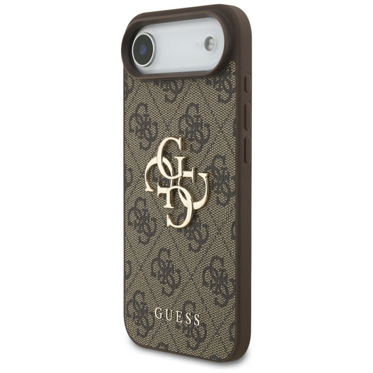 Case for Apple iPhone 17 Air, Guess, 4G Big Logo, Brown