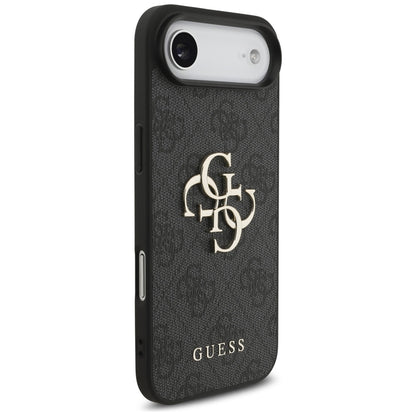 Ovitek za Apple iPhone 17 Air, Guess, 4G Classic Logo with Strap, črn