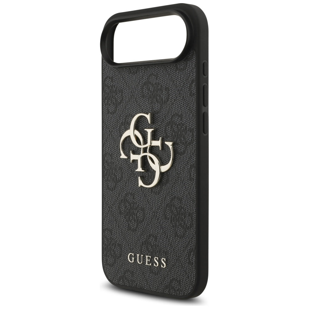 Ovitek za Apple iPhone 17 Air, Guess, 4G Classic Logo with Strap, črn