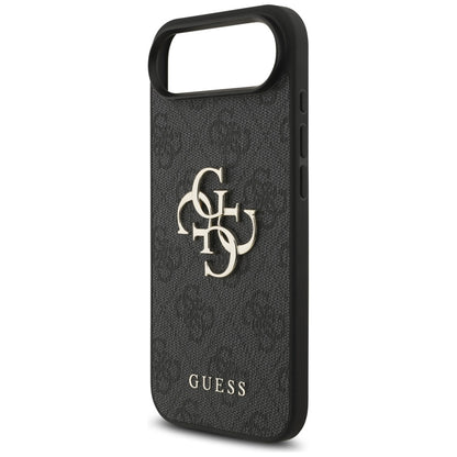 Ovitek za Apple iPhone 17 Air, Guess, 4G Classic Logo with Strap, črn