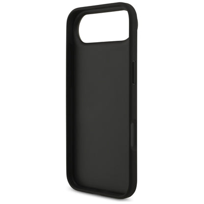 Ovitek za Apple iPhone 17 Air, Guess, 4G Grained Big and Classic Logo, črn