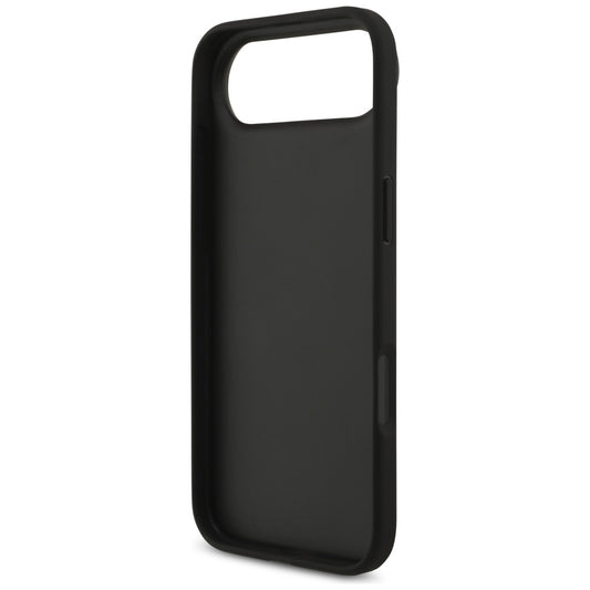 Ovitek za Apple iPhone 17 Air, Guess, 4G Grained Big and Classic Logo, črn