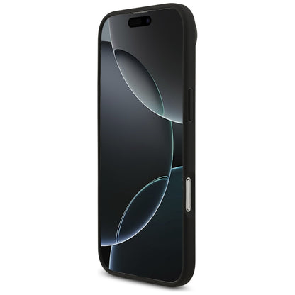 Ovitek za Apple iPhone 17 Air, Guess, 4G Grained Big and Classic Logo, črn