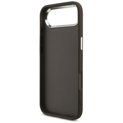 Ovitek za Apple iPhone 17 Air, Guess, Big 4G Logo Classic, Srebrno rjava