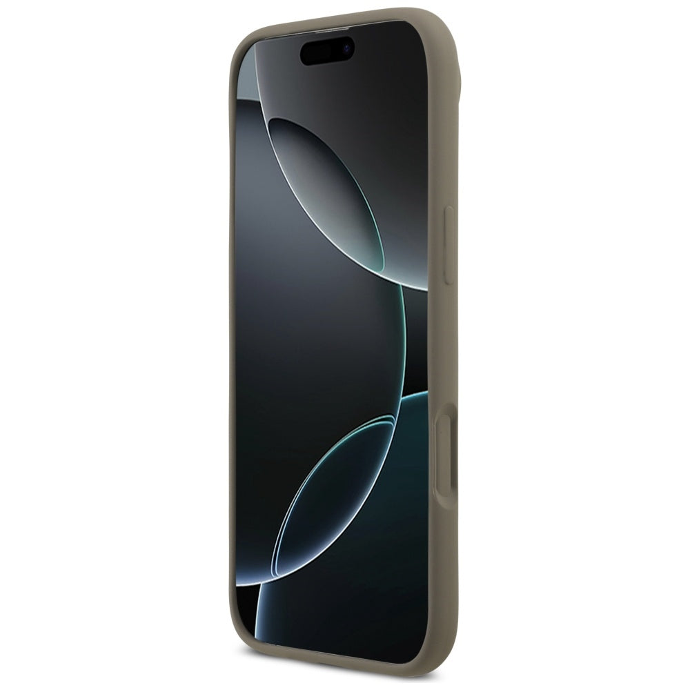 Ovitek za Apple iPhone 17 Air, Guess, Big 4G Script, rjava