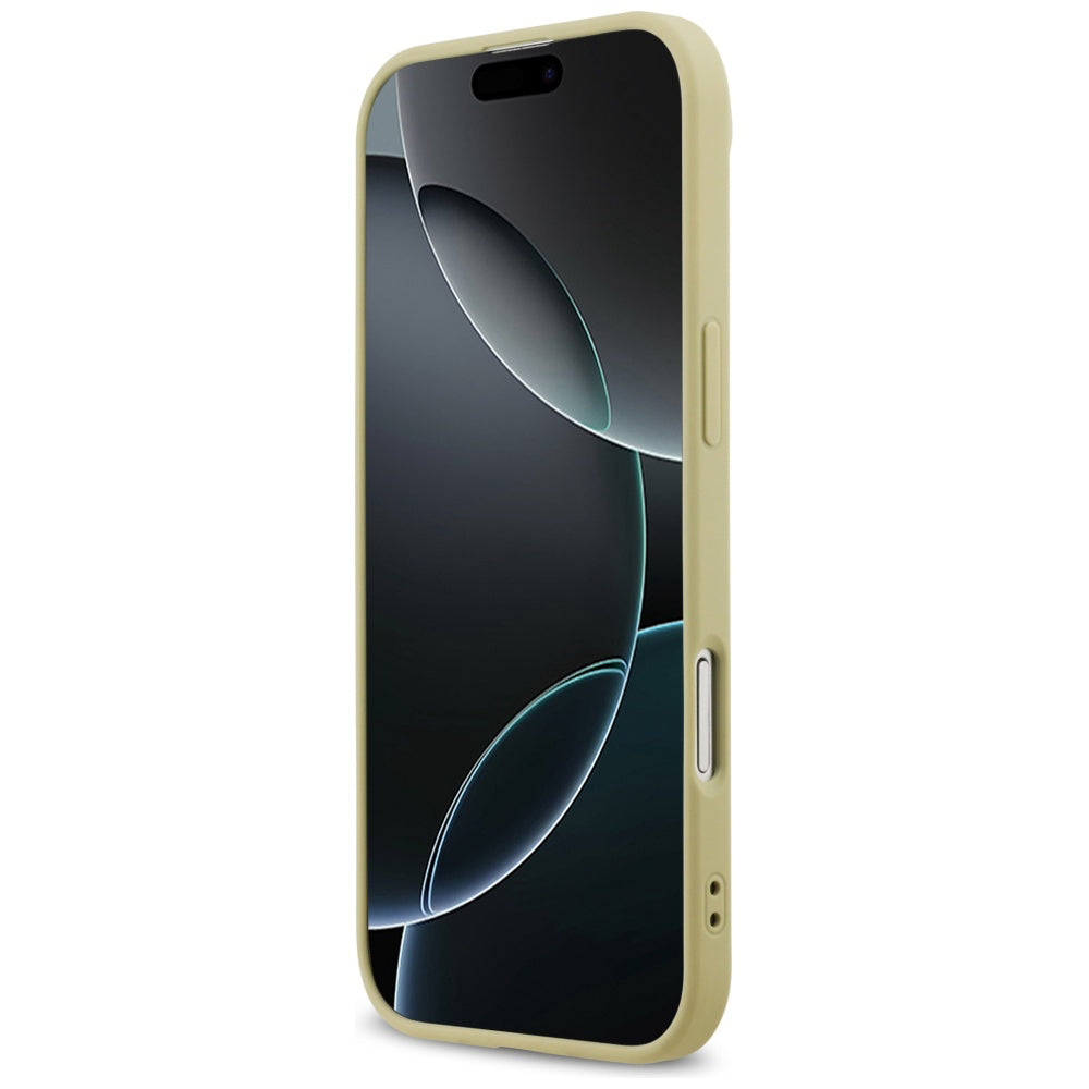 Ovitek za Apple iPhone 17 Air, Guess, Fixed Glitter Big 4G, Zlat