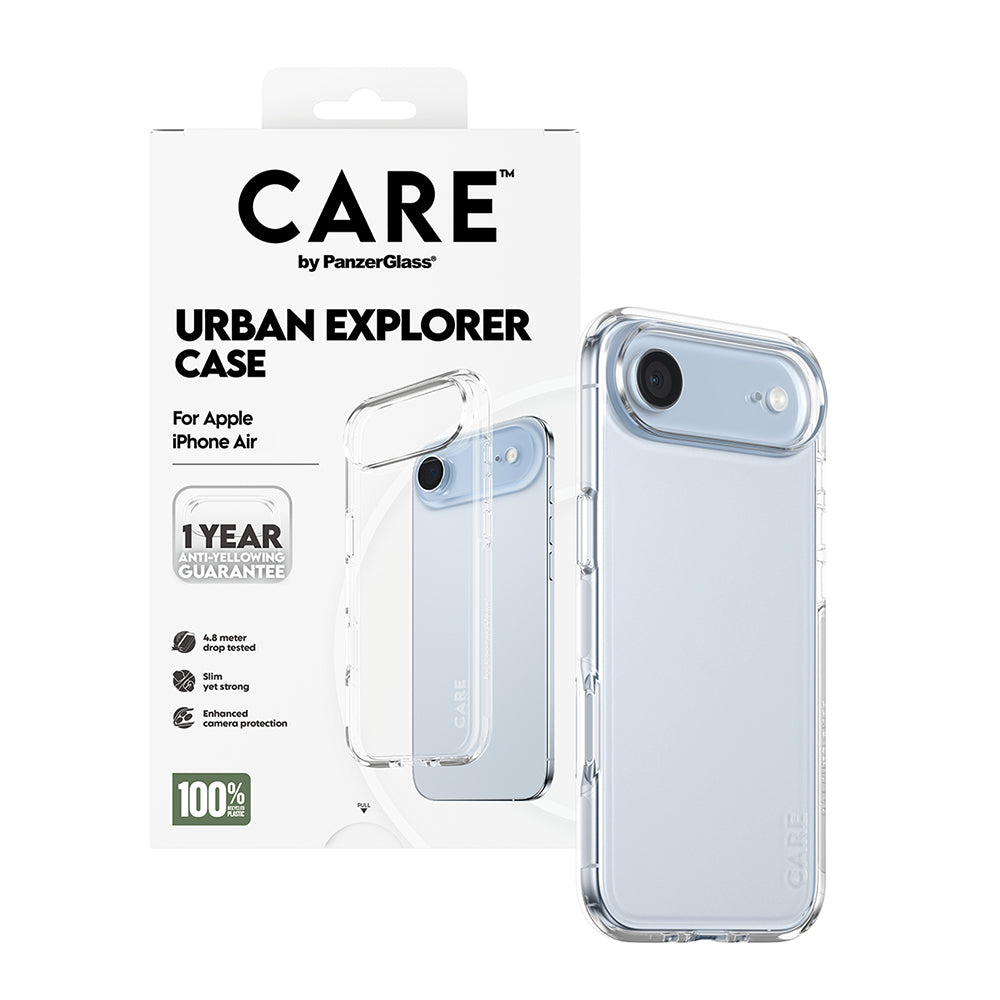 Ovitek za Apple iPhone 17 Air, PanzerGlass, Care Urban Explorer, Prozoren