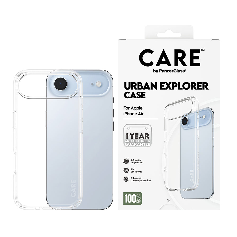 Ovitek za Apple iPhone 17 Air, PanzerGlass, Care Urban Explorer, Prozoren