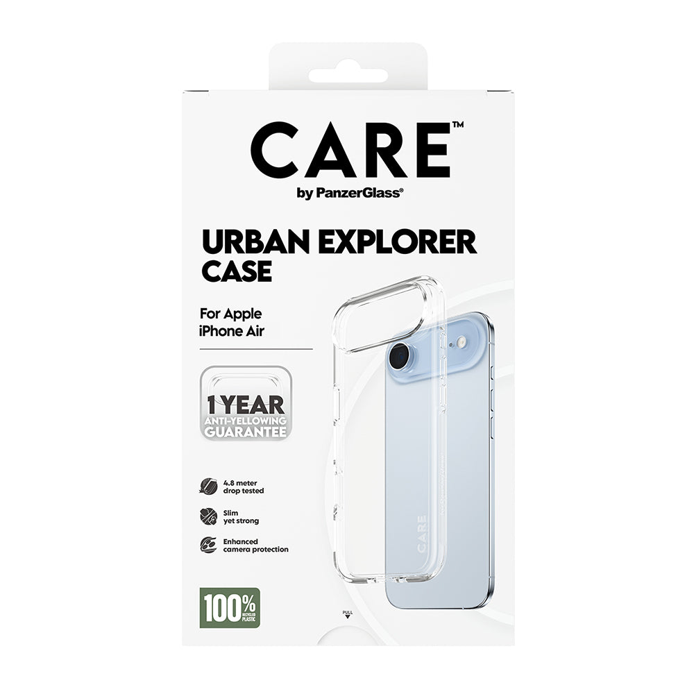 Ovitek za Apple iPhone 17 Air, PanzerGlass, Care Urban Explorer, Prozoren