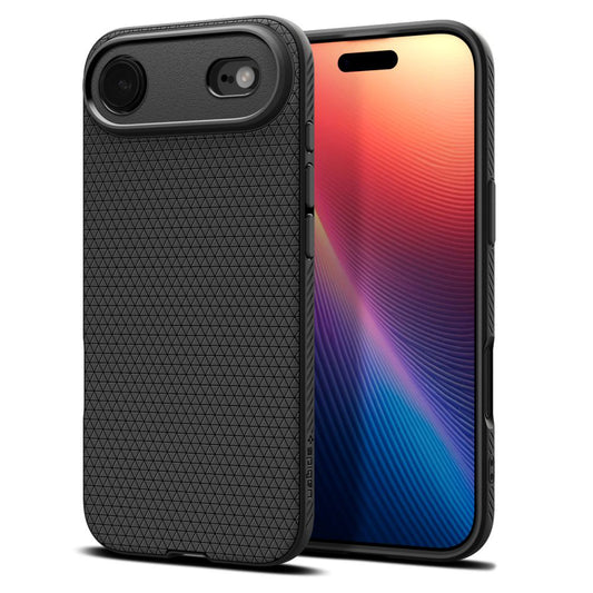 Ovitek za Apple iPhone 17 Air, Spigen, Liquid Air, Mat Črna