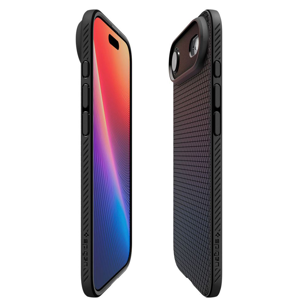 Ovitek za Apple iPhone 17 Air, Spigen, Liquid Air, Mat Črna